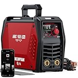 ARCCAPTAIN iControl ARC165 Pro Stick Welder, [APP Control] 165Amp ARC/Lift TIG Welding Machine, Large LED Display, IGBT Inverter 120V/240V MMA Welder with Hot Start, Arc force, and Anti-Stick
