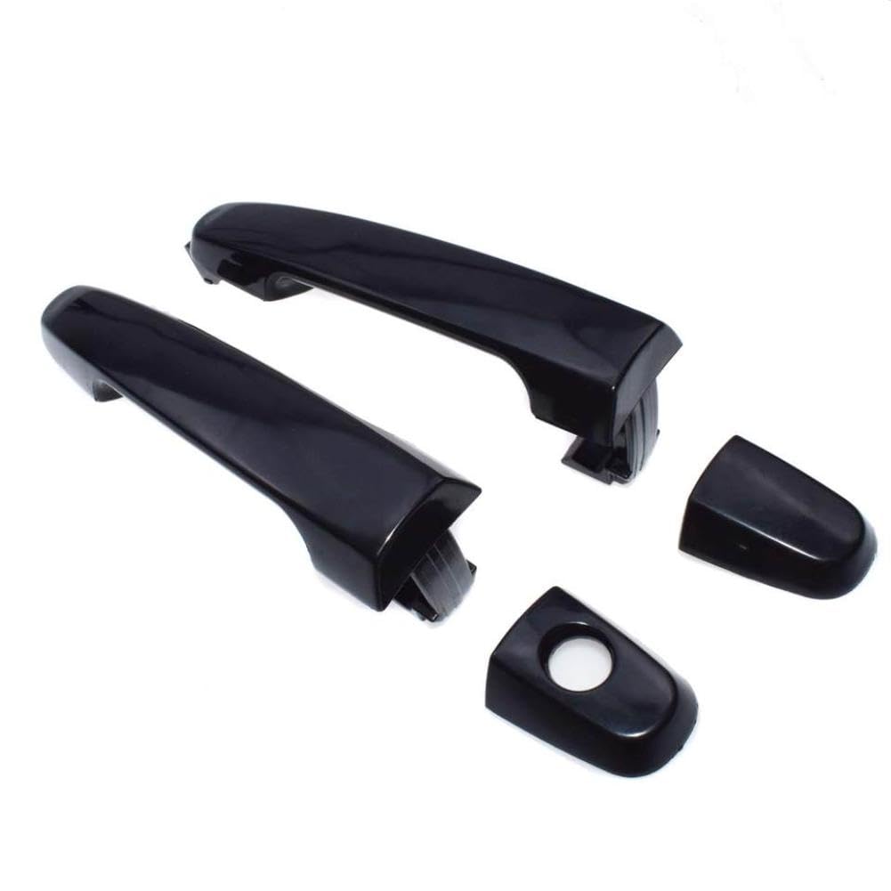 Qaxqmmtak Front Rear Pair Car Door Handle Compatible With Xa Xb Xd Tc Yaris Prius Vibe 69211-Aa020(Front Rear Pair)