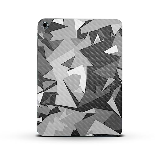 Image of MightySkins Carbon Fiber Skin Compatible with Apple iPad 10.9 inch 10th Gen (2022) Full Wrap Kit - Mono Camo | Protective, Durable Textured Carbon Fiber Finish | Easy to Apply | Made in The USA