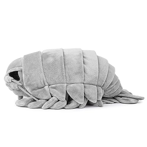 Zhongxin Made Isopod Plush - Lifelike 12” Isopod Stuffed Animal, Realistic Bathynomus Giganteus Arthropod Insect Plushie, Soft Crustaceans Animals Toys Model Dolls Gifts For Kids #TOP2