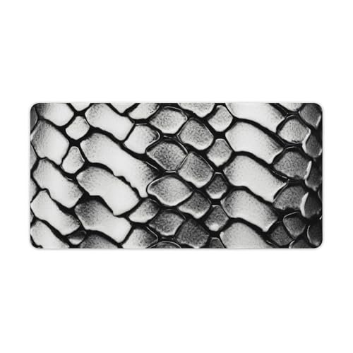 Tapis de souris grand format imperméable motif serpent pour bureau