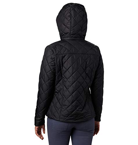 Columbia Women's Copper Crest Hooded Jacket, Black, 1X Plus #TOP1