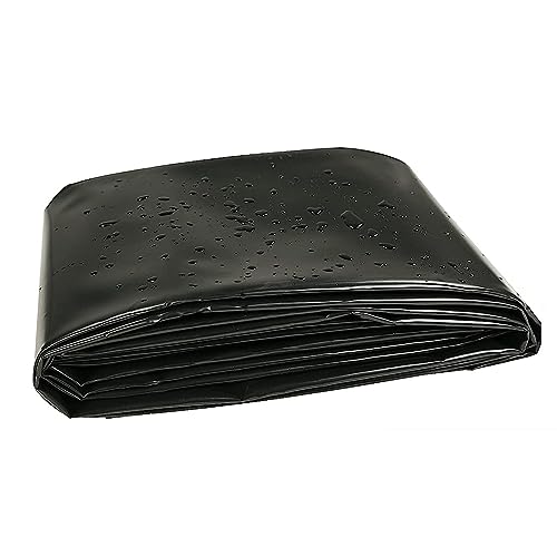 Bâche de bassins noire en caoutchouc membrane étanche 3x5m 5x8m