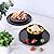 Herogo 18 Pieces Stoneware Dinnerware Sets for 6 with Baking Sheet Pan Set of 2, Dinner Plates and Bowls Set, Reactive Glaze Dishes Set for Kitchen, Microwave & Dishwasher Safe, Matte Black