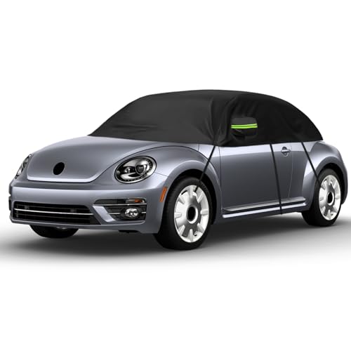 Autoabdeckung Wasserdicht Ersatz für VW Beetle 1998-2019, Sonnenfest Hälfte