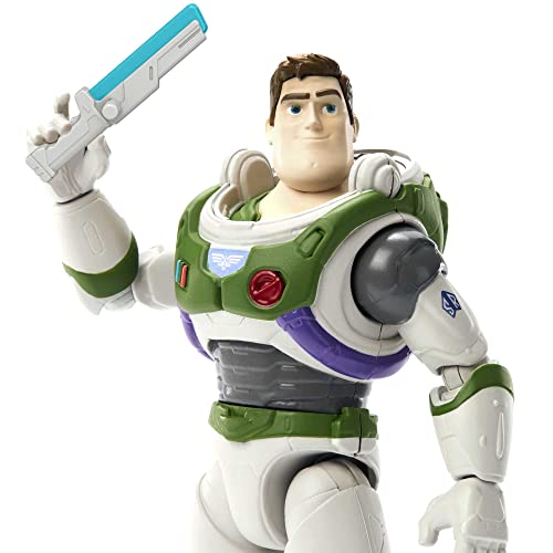 Disney Pixar Lightyear Space Ranger Alpha Buzz Lightyear Figure, Authentic Action Figure 5 Inches Tall With 12 Posable Joints, Laser Blade, 4 Years & Up #TOP3