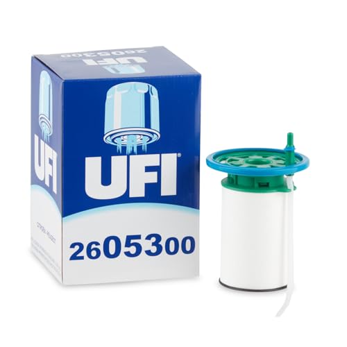 UFI Filters, Filtro Gasolio 26.053.00, Filtro Gasolio per Ricambio, Adatto ad Auto, Applicabile su Diversi Modelli Citroen, Dodge e Peugeot