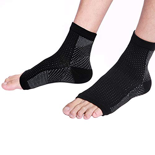 FLYFLY Gear Sport Calcetines Fascitis Plantar, Las Mejores Medias compresión Hombre y Mujer para aliviar el Dolor de pies, Calcetines compresión para Mejorar la circulación, Medias de compresión