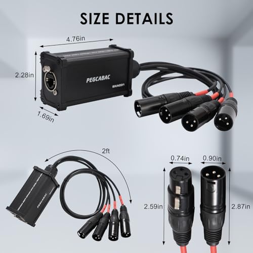 Câble DMX XLR vers RJ45 Ethernet Cat5 Cat6 pour éclairage scène et audio studio - 3