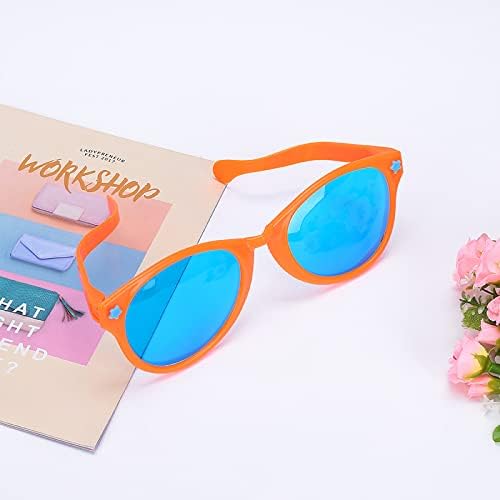 6 Pcs Jumbo Plastic Sunglasses Funny Party Glasses For Birthday Party Halloween Cosplay Supplies - Image 9