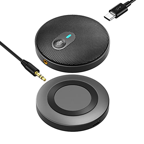 USB Omni-directionele condensatormicrofoon voor videoconferentie Online leren Sound Pick-up met AUX 3.5MM Type-C kabel… - Image 6