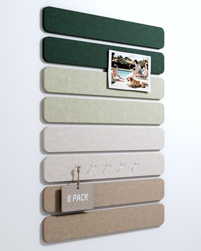 Cork Board Alternative Felt Strip Board 8-Pack 13