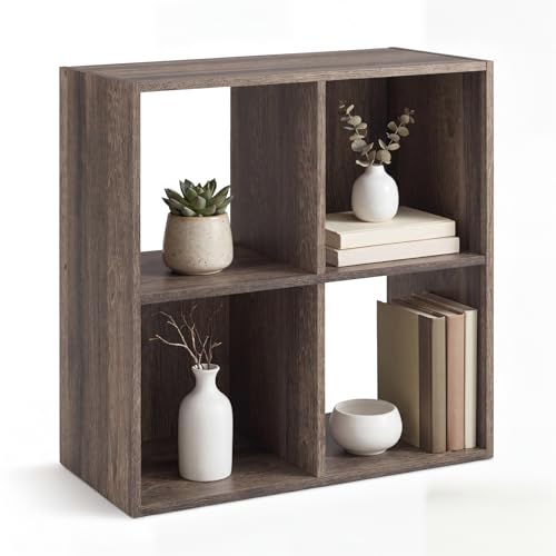 Signature Design by Ashley Shallifer 4 Cube Storage Organizer or Bookcase Brown