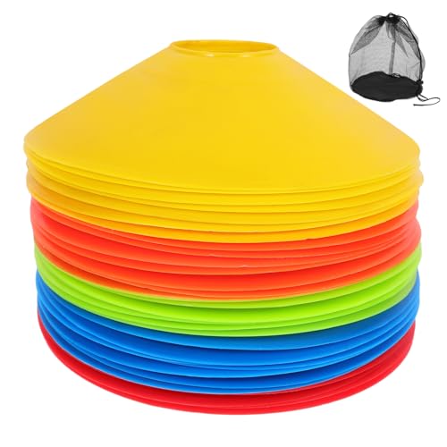 Toddmomy 1Juego Disco de Entrenamiento de Fútbol Deportivos de Agilidad de Entrenamiento de Habilidades y Flexibilidad