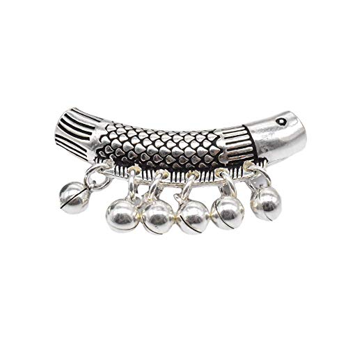 Pendentif poisson en argent 925 de haute joaillerie bohème