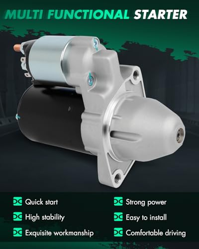Image of SCITOO Starter Motor fit for Mercedes-Benz for C230 1.8L 2003-2005,for Mercedes-Benz for C250 1.8L 2012-2015,for Mercedes-Benz for SLK250 1.8L 2012-2015 Replacement Starter 17920