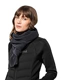 Jack Wolfskin Unisex Vertigo Scarf Fleeceschal, Schwarz, Einheitsgröße EU