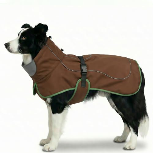 SKIPGEAR Softshell Dog Winter Vest, Fleece Lined