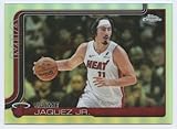 2025-26 Topps Chrome Refractor #161 Jaime Jaquez Jr. Miami Heat NBA Basketball Trading Card