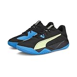 PUMA Unisex Eliminate Pro II Hallenturnschuh, Black-Fizzy Light-Ocean Dive, 43 EU