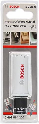 Bosch Piła otwornica BIM Progressor for Wood & Metal (do drewna i metalu, Ø 17 mm, akcesoria do wiertarki)
