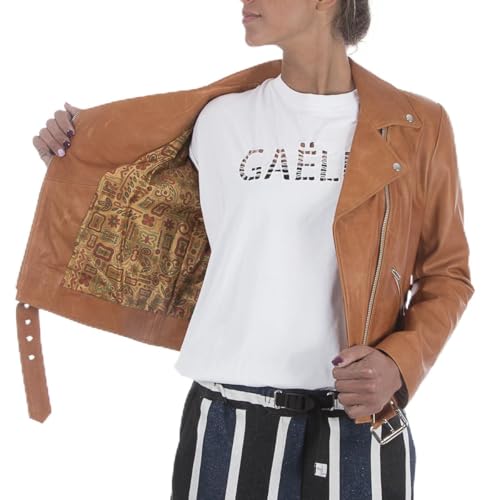 Clou pour femme en cuir véritable pleine fleur maroquinerie italienne