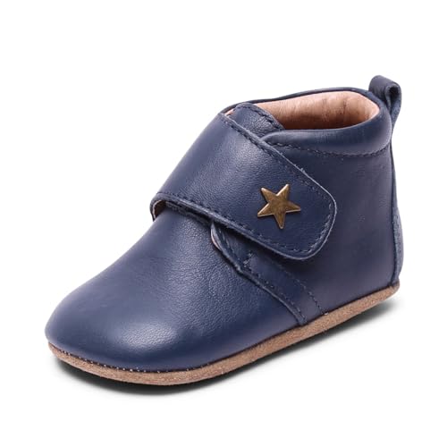 Bisgaard Unisex Kinder Baby Star Hausschuhe, Navy, 26 EU