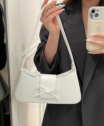 Sweet Womens Shoulder Bag Vegan Leather Clutch Bag For Women Trendy Underarm Handbag Casual Y2K Purse Versatile Work Purse2