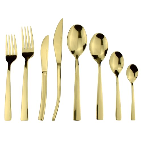 Faqueiro Ravel em aço inox 48 Peças champanhe