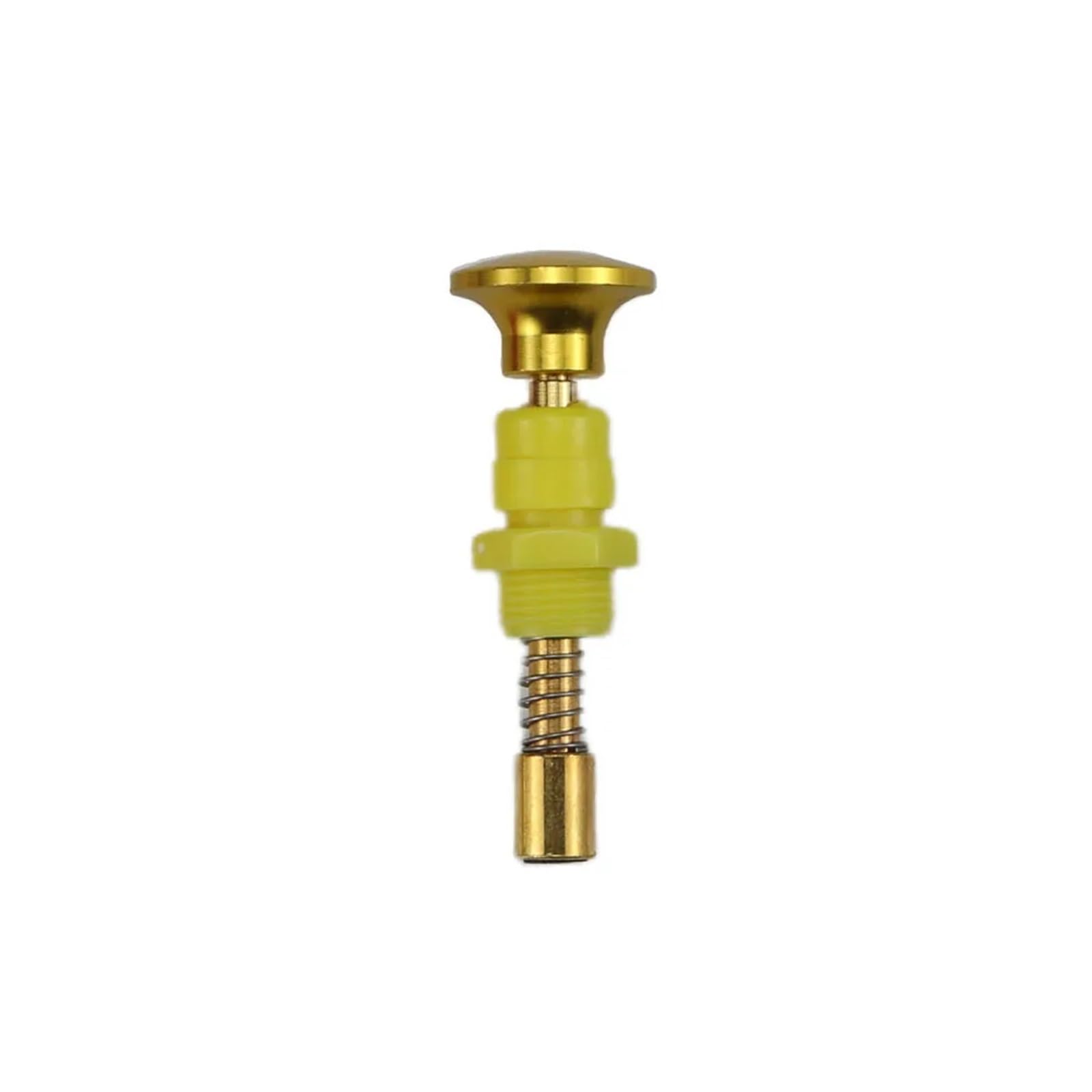 Vis de réglage de ralenti universelle for carburateur de moto, 1 pièce(Yellow-Round)
