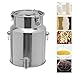 304 Stainless Steel Milk Can, 10L/2.64Gallon Milk Can with Faucet, Metal Water Beverage Drink Dispenser with Sealed Lid for Milk and Wine Liquid Storage (10L)