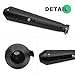 Sporacingrts Stainless Steel Motorcycle Exhaust Muffler Silencer Pipe Inlet 1.46 1.54 1.65 1.77Inch Motorcycle Exhaust with Moveable DB Killer for Dirt Bike Street Bike Scooter(Black)