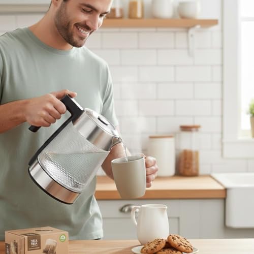 Hervidor Eléctrico de Vidrio 1.8L Alpine Cuisine 1100W miniatura 3