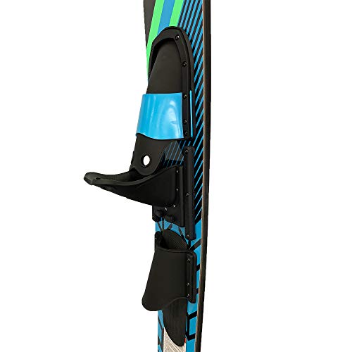 Rave Sports Pure Combo Water Skis - Adult Black/Blue #TOP5