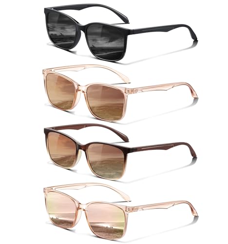 Polarized Sunglasses for Women in Classic Retro Style with UV400 Protection for Driving and Hiking