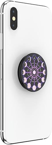 Vista 89 de PopSockets - Agarre para teléfono con soporte expandible, agarre adhesivo, esmalte - Lunar Dreams Sueños Lunares