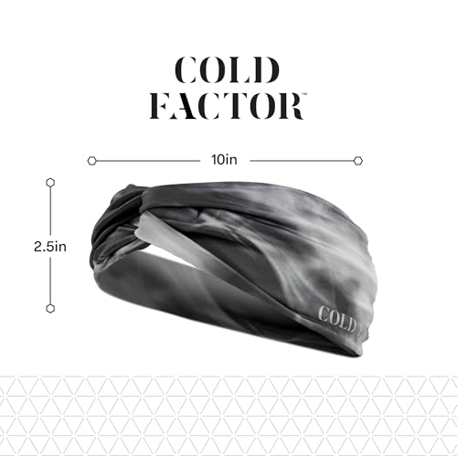 Image of COLD FACTOR Cooling Headband for Women and Men - UPF 50+ Advanced Evaporative Comfort, Instant Cooling Sweatband for Outdoor Sports, Fitness, Yoga, Hiking, Running, and Workout