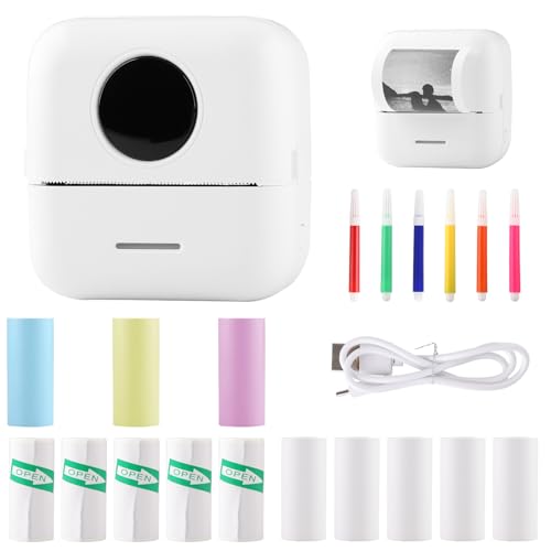Mezzar Mini Stampante Fotografica, Piccola Stampante Fotografica Istantanea Termica Portatile...