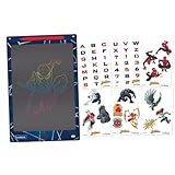 LEXiBOOK, Spider-Man, Magic Slate, Artistic and Creative Toy for Girls and Boys, Multicoloured Drawings, 11
