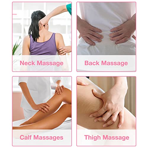 Aicnly Neck Massager, Handheld Deep Tissue Massage Stick Tool For Muscle Pain Relief (Light Pink) #TOP2