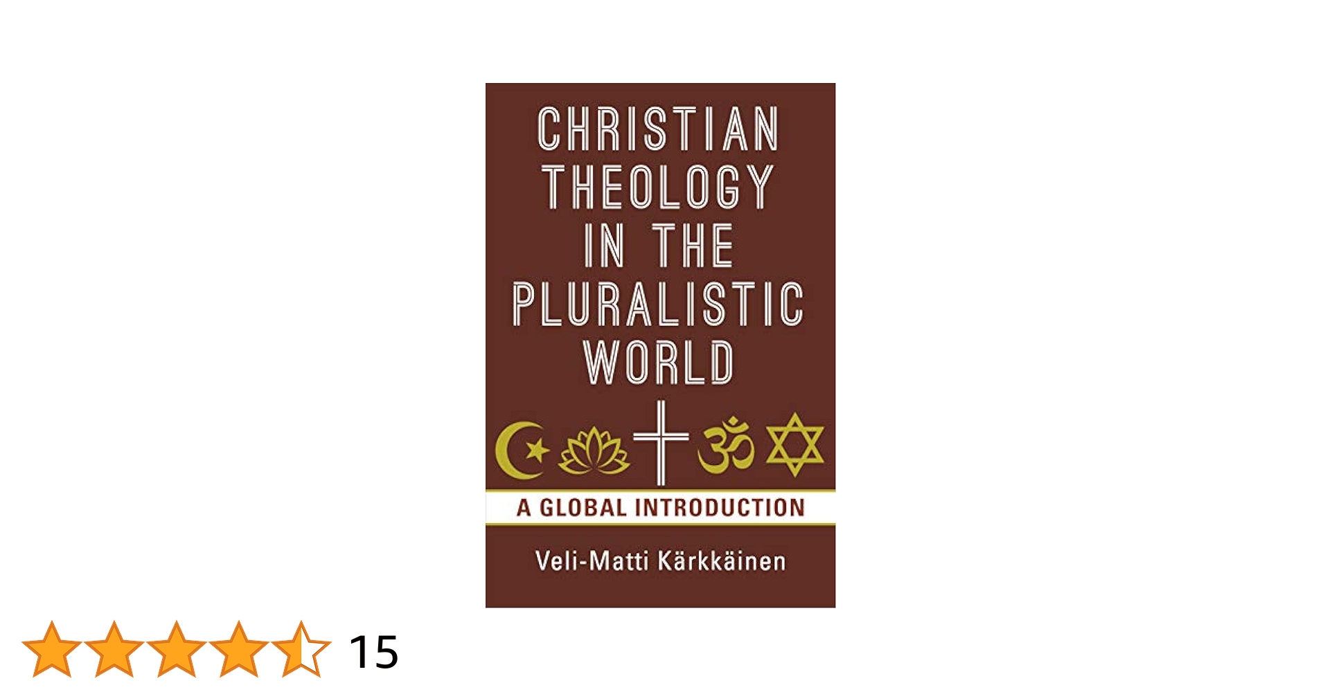 Christian Theology in the Pluralistic World: A Global