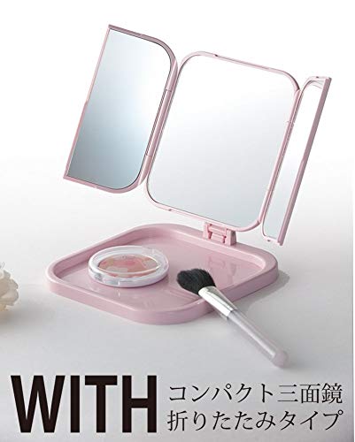 ⭐️小型ミラー化粧用コンパクトメイクスリム型（ピンク） Amazon.co.jp: Surpass&LiLi.手鏡 かわいい持ち運び 可愛い