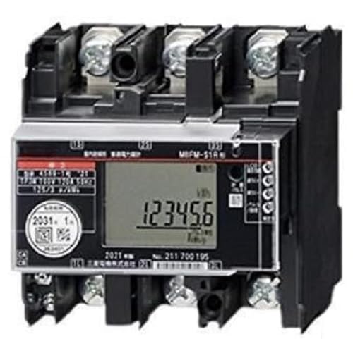 Amazon | 三菱 電力量計(発信装置付・逆電流計量防止機能付