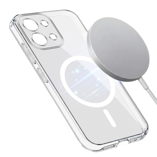 Image of Jkobi Lifetime Anti-Yellow MagSafe Compatible Clear Back Cover Case for OnePlus 13S (Sleek Hard Crystal | Shockproof and Camera Protection)