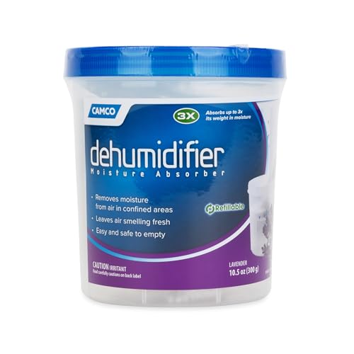 Camco Dehumidifier Moisture Absorber - Absorbs Up to 3x Its