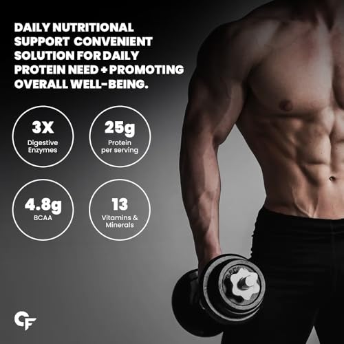 Image of Carbamide Forte Vegan Protein Powder - Plant Based Protein Powder with Multivitamin, Minerals, Superfoods, Pea Protein, Digestive Enzymes | Plant Protein Powder - Belgian Chocolate Flavour - 500g