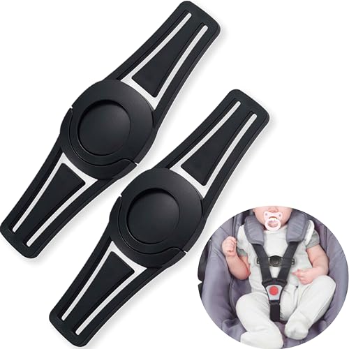 Clip Cinturon Silla Bebe, Clip Para Asiento De Coche, 2 Piezas Clip Del Pecho Del Asiento Del Niño, Clip De Asiento De Bebé, Clip De Seguridad Del Asiento De Coche De Bebé