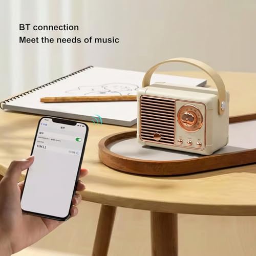 Haut-parleur Bluetooth rétro portable, cadeau d'anniversaire idéal - 5