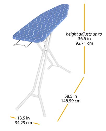 Whitmor 4 Leg Ironing Board, Blue Cover #TOP5