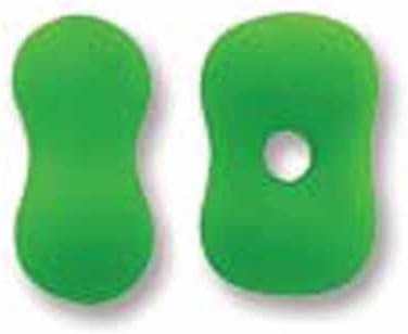 Green Neon Butterfly Beads 4x6mm 50 to 57 Bead Loose Strand